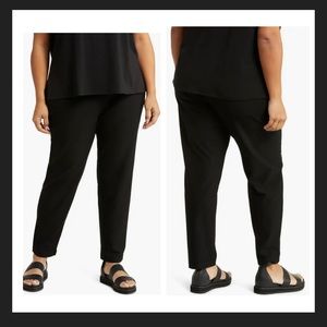 Eileen Fisher Stretch Crepe Slim Ankle Pants
